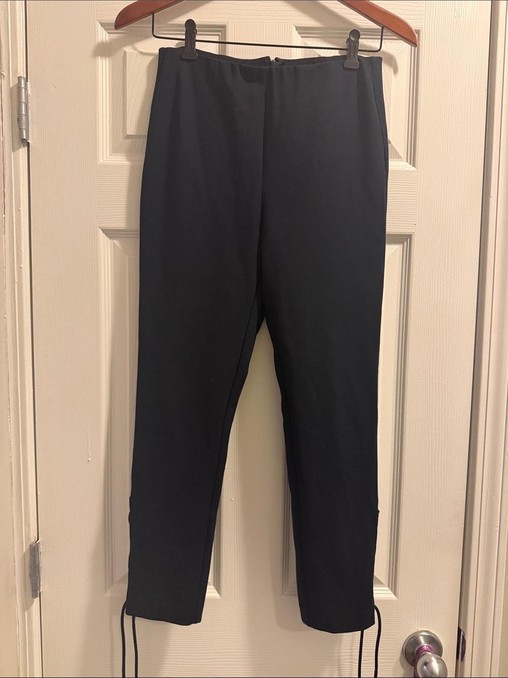 rag & bone Black Slim Ankle Tie Chinos